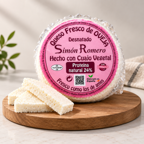 Queso Fresco de Oveja Desnatado