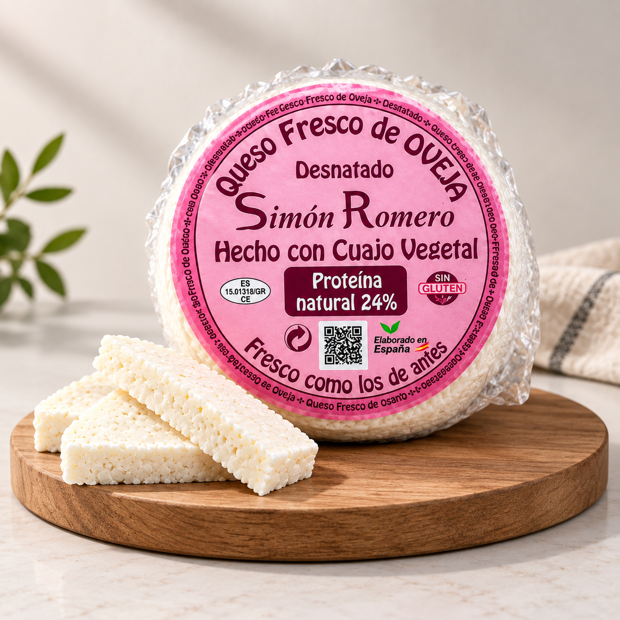 Queso Fresco de Oveja Desnatado
